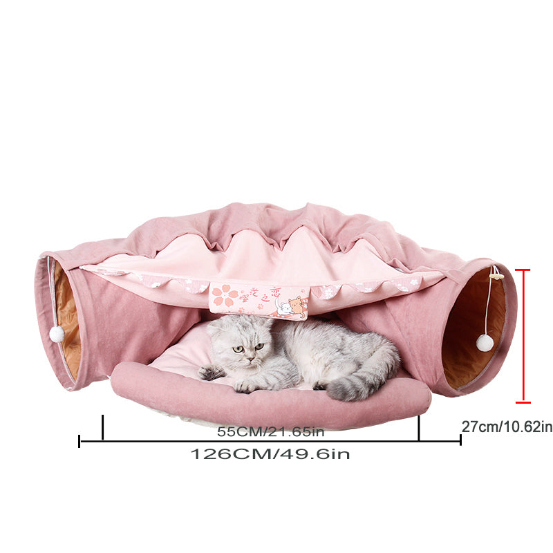 Pet Cats Tunnel Toy Interactive Play Toy Trendolya