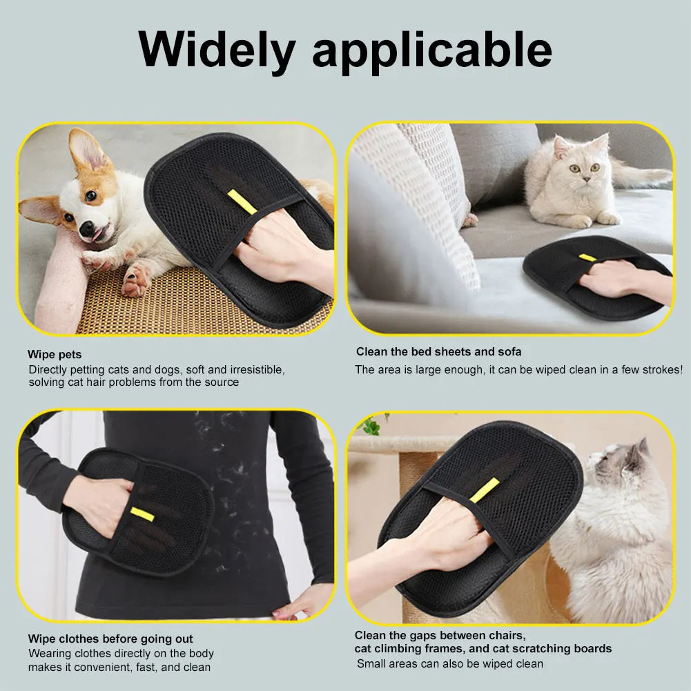 Pet Hair Removal Glove Trendolya