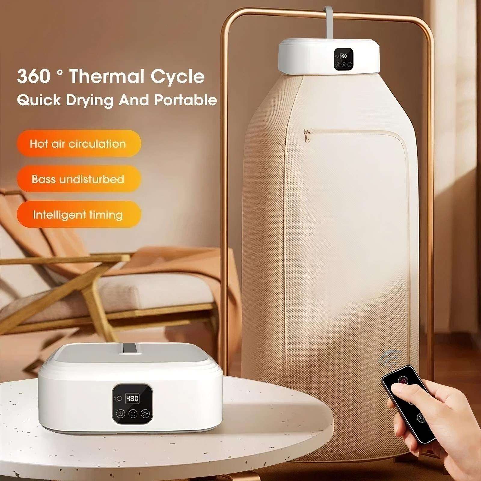 Electric Travel Clothes Dryer Trendolya