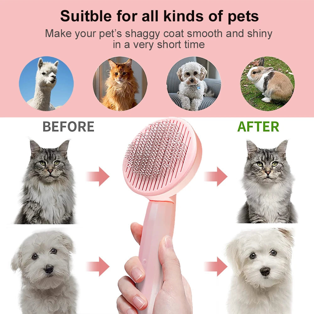 Self-Cleaning Pet Brush Trendolya