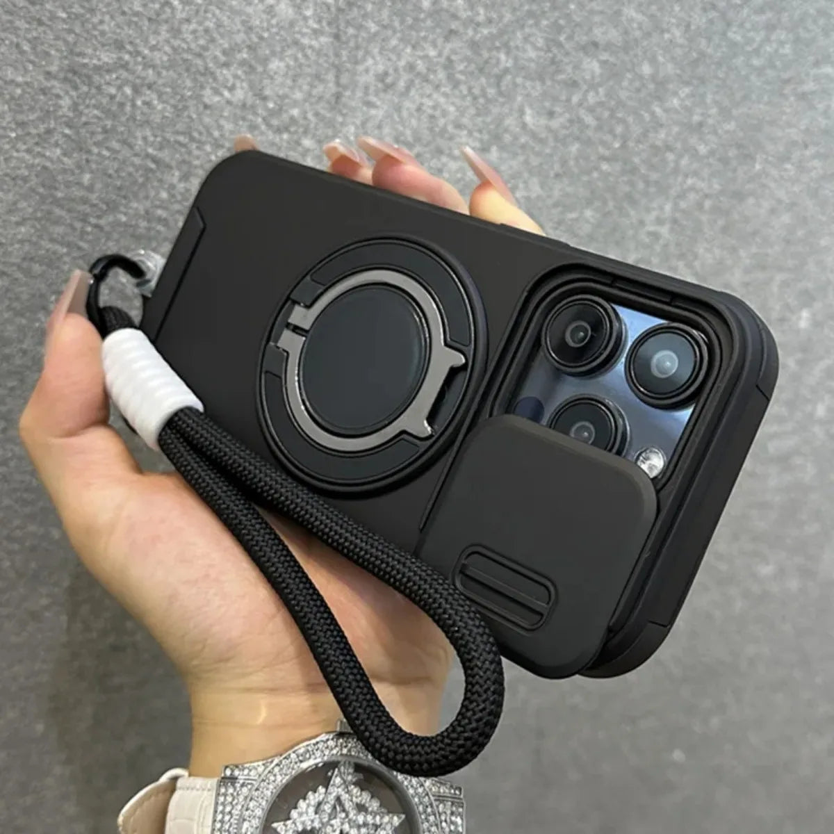 Armor Magnetic Bracket Case for iPhone Trendolya