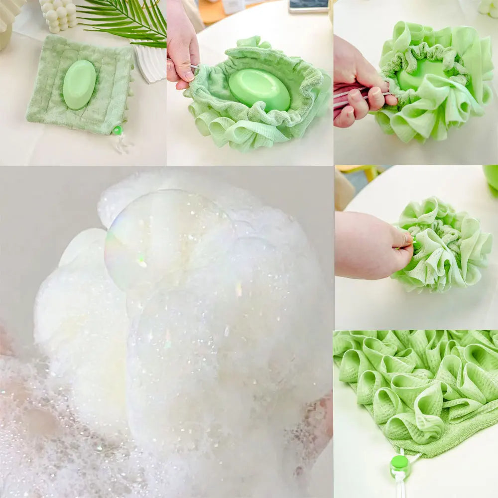 2-In-1 Bath Ball Loofah Trendolya