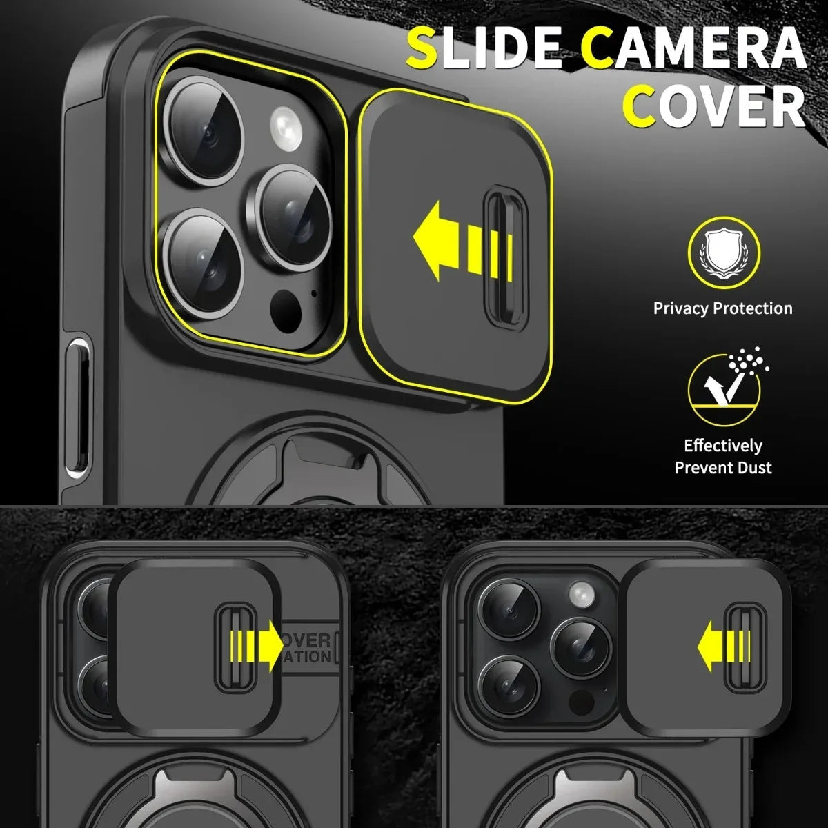Armor Magnetic Bracket Case for iPhone Trendolya