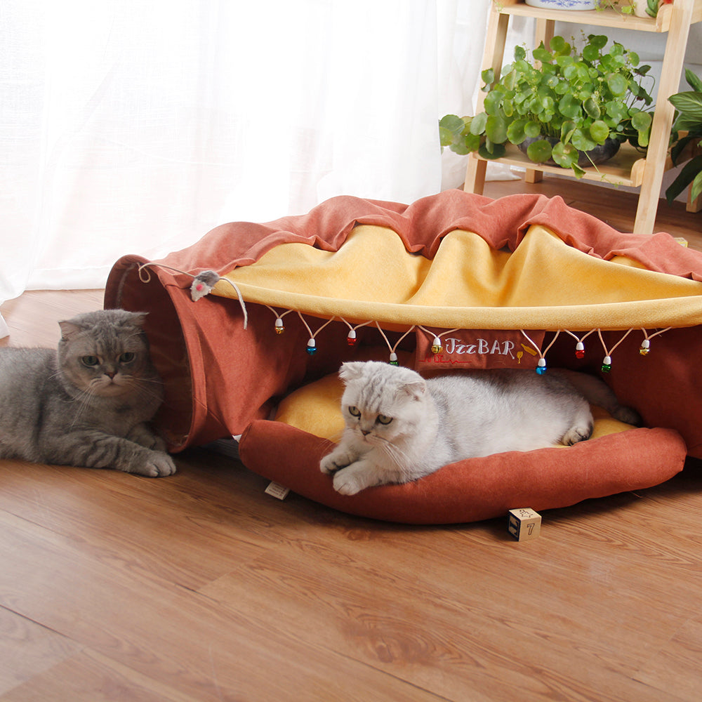 Pet Cats Tunnel Toy Interactive Play Toy Trendolya