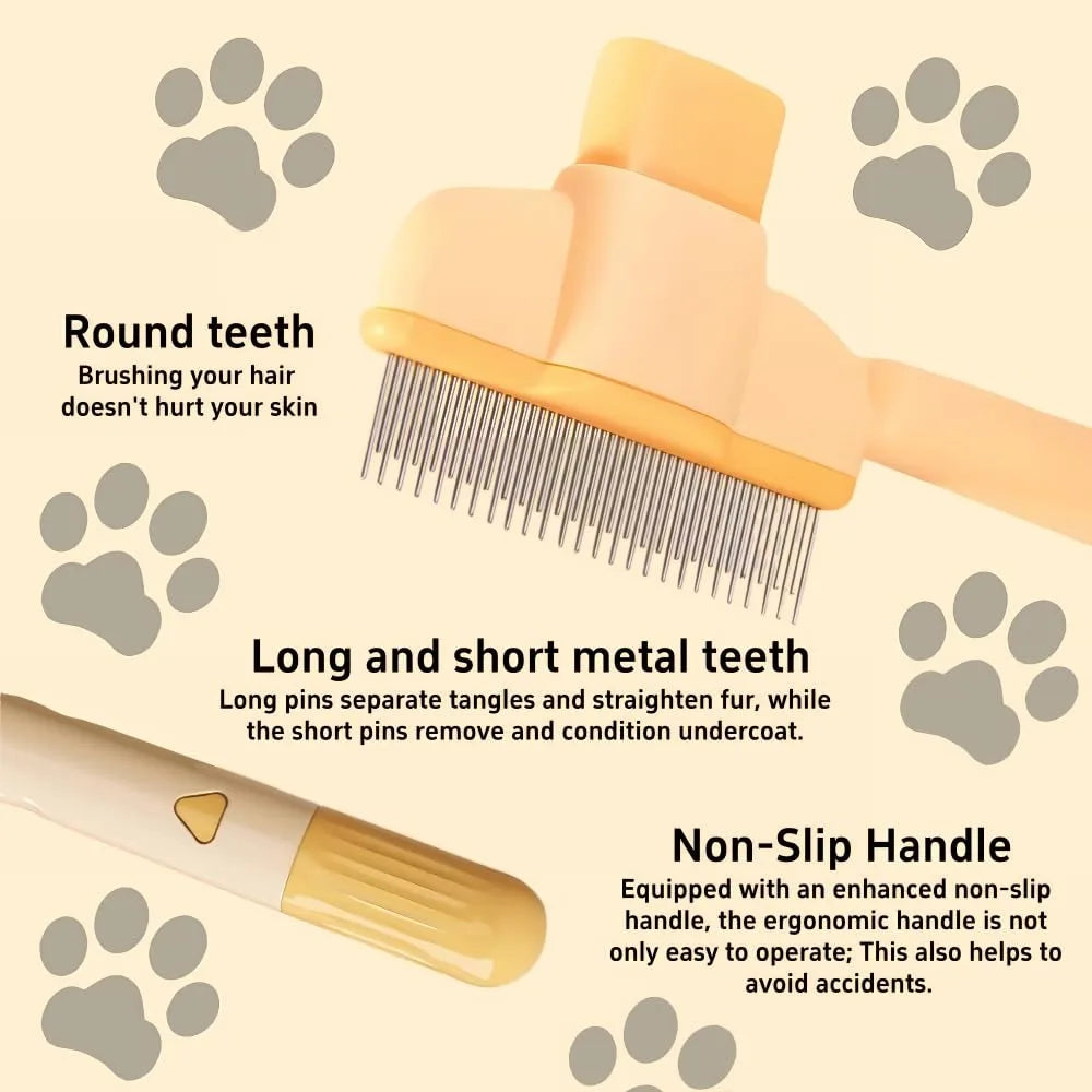 Pet Hair & Flea Comb Trendolya