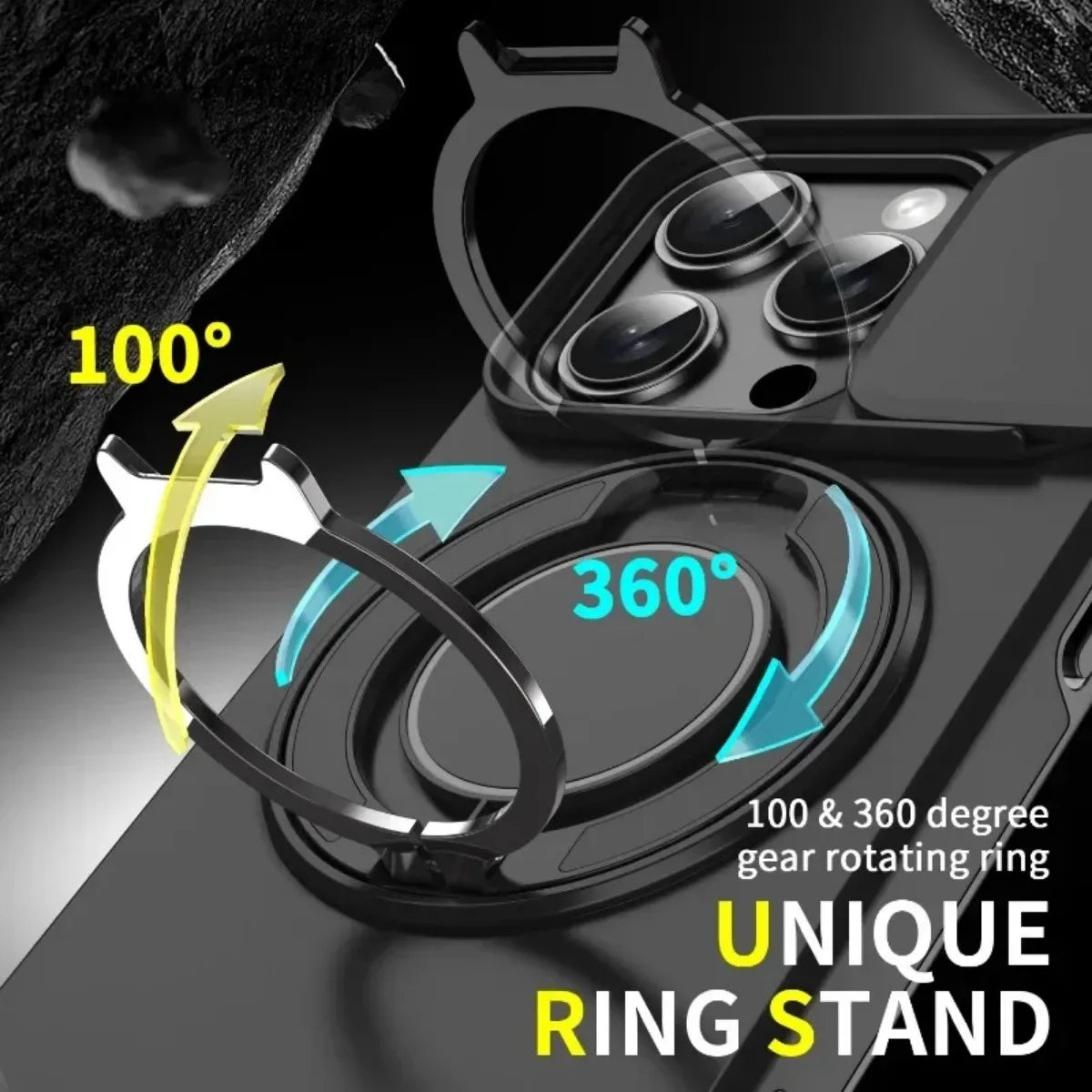 Armor Magnetic Bracket Case for iPhone Trendolya