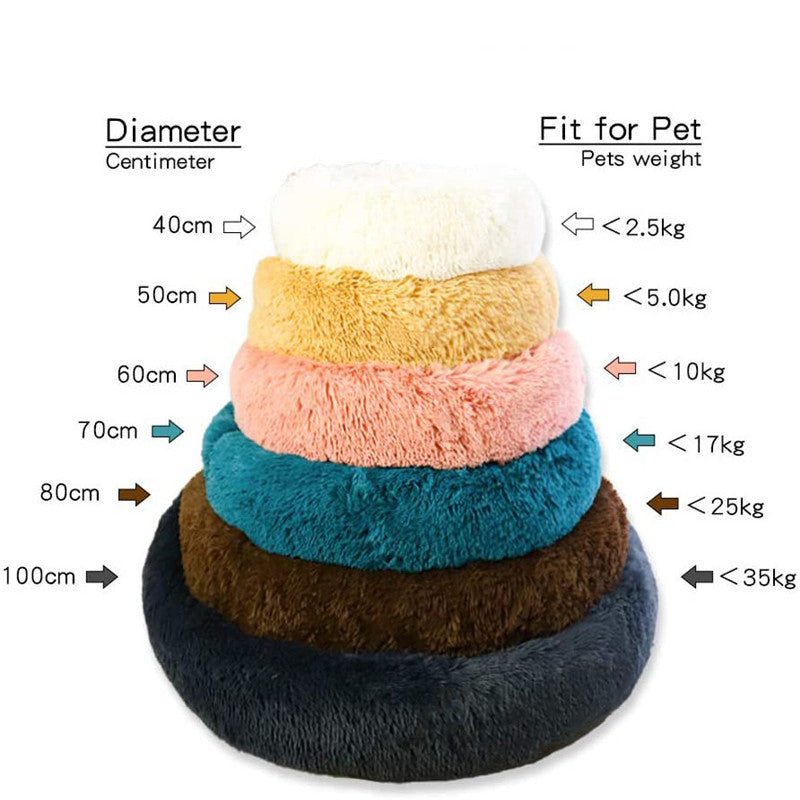 Comfortable Donut Bed for Pets Trendolya
