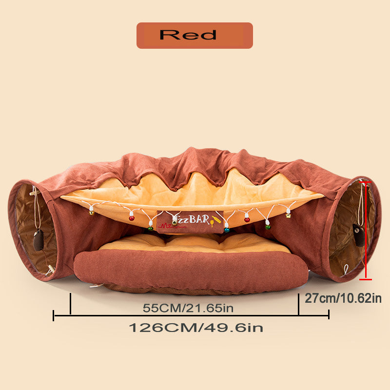 Pet Cats Tunnel Toy Interactive Play Toy Trendolya