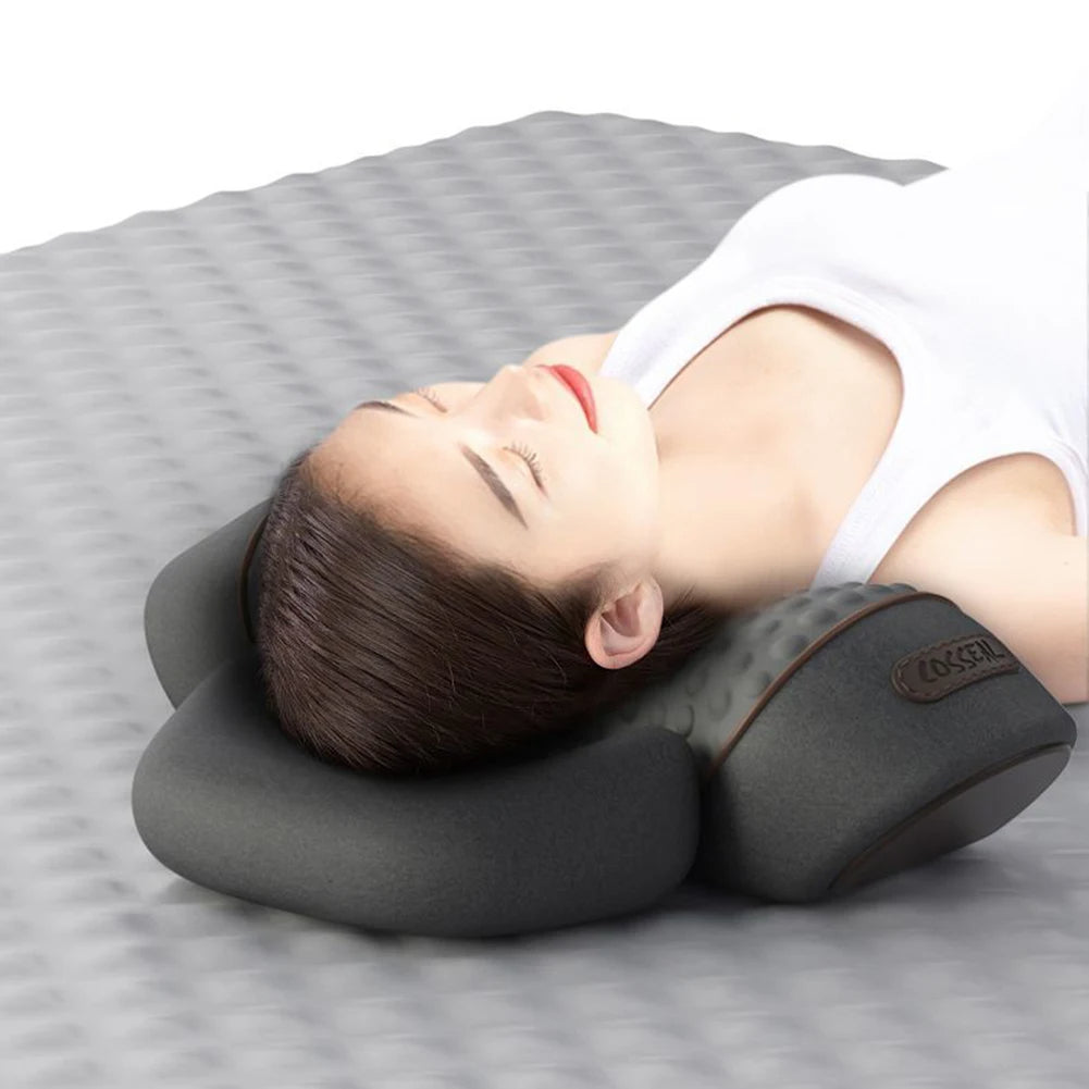 Electric Neck Massage Pillow Heating & Vibration Trendolya