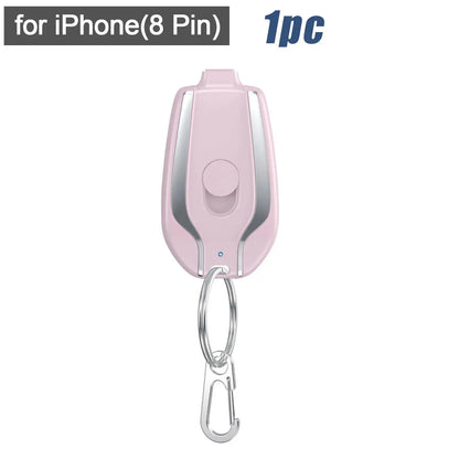 Keychain Portable Emergency Phone Charger Power Bank Trendolya