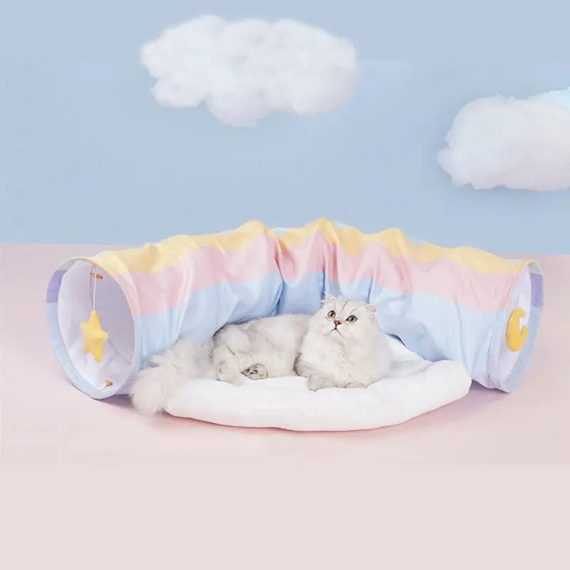 Pet Cats Tunnel Toy Interactive Play Toy Trendolya