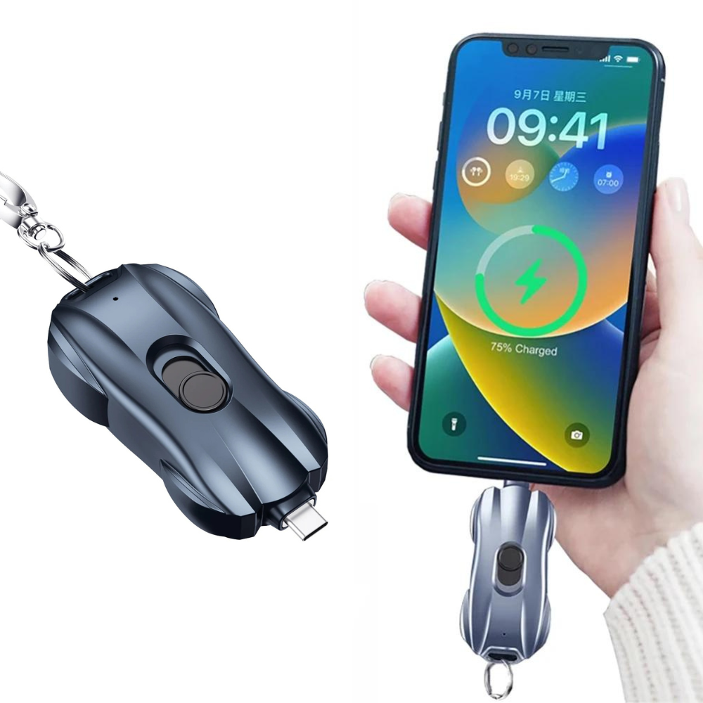 Keychain Portable Emergency Phone Charger Power Bank Trendolya