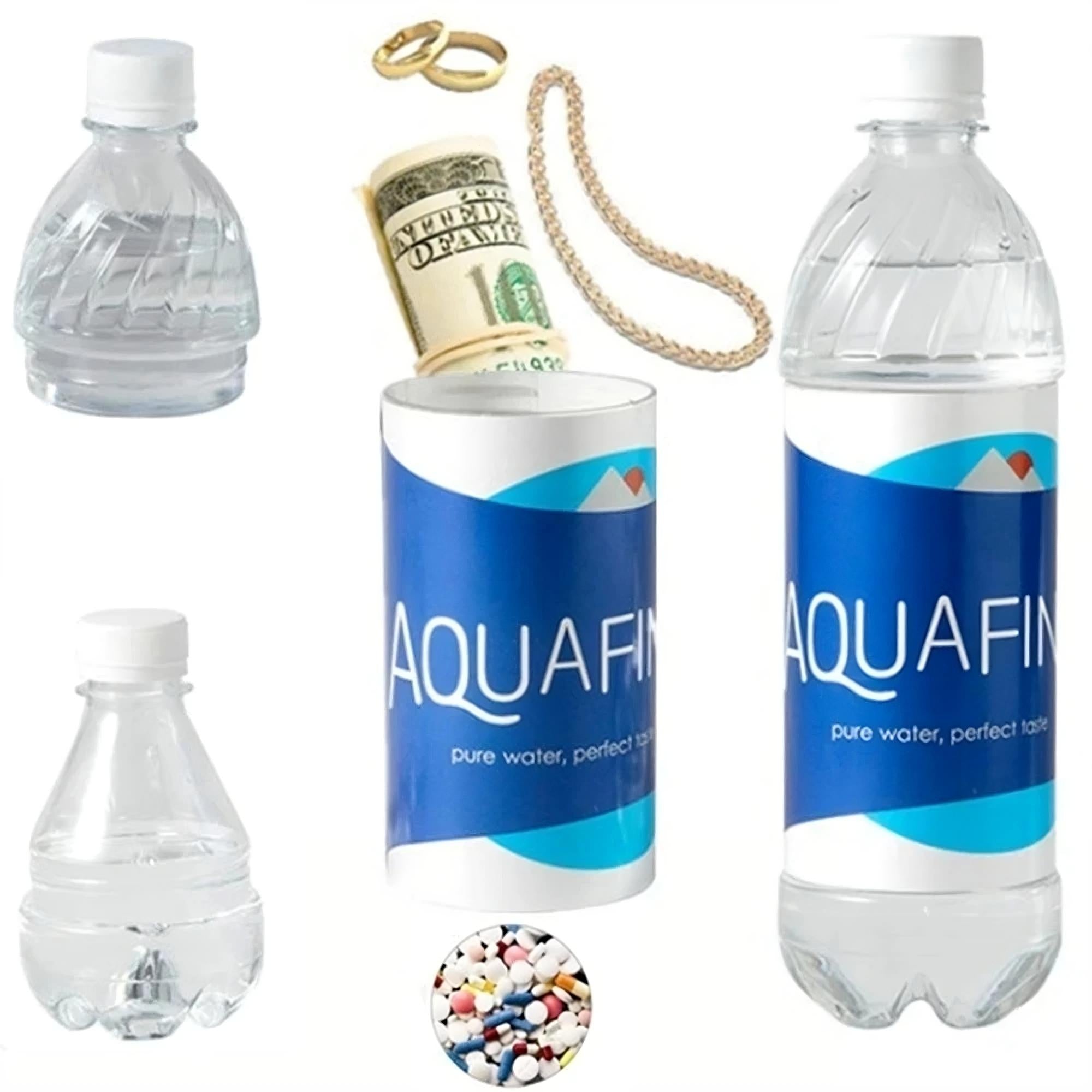 Water Bottle with Hidden Storage Trendolya