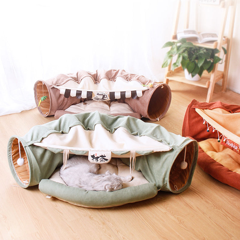 Pet Cats Tunnel Toy Interactive Play Toy Trendolya
