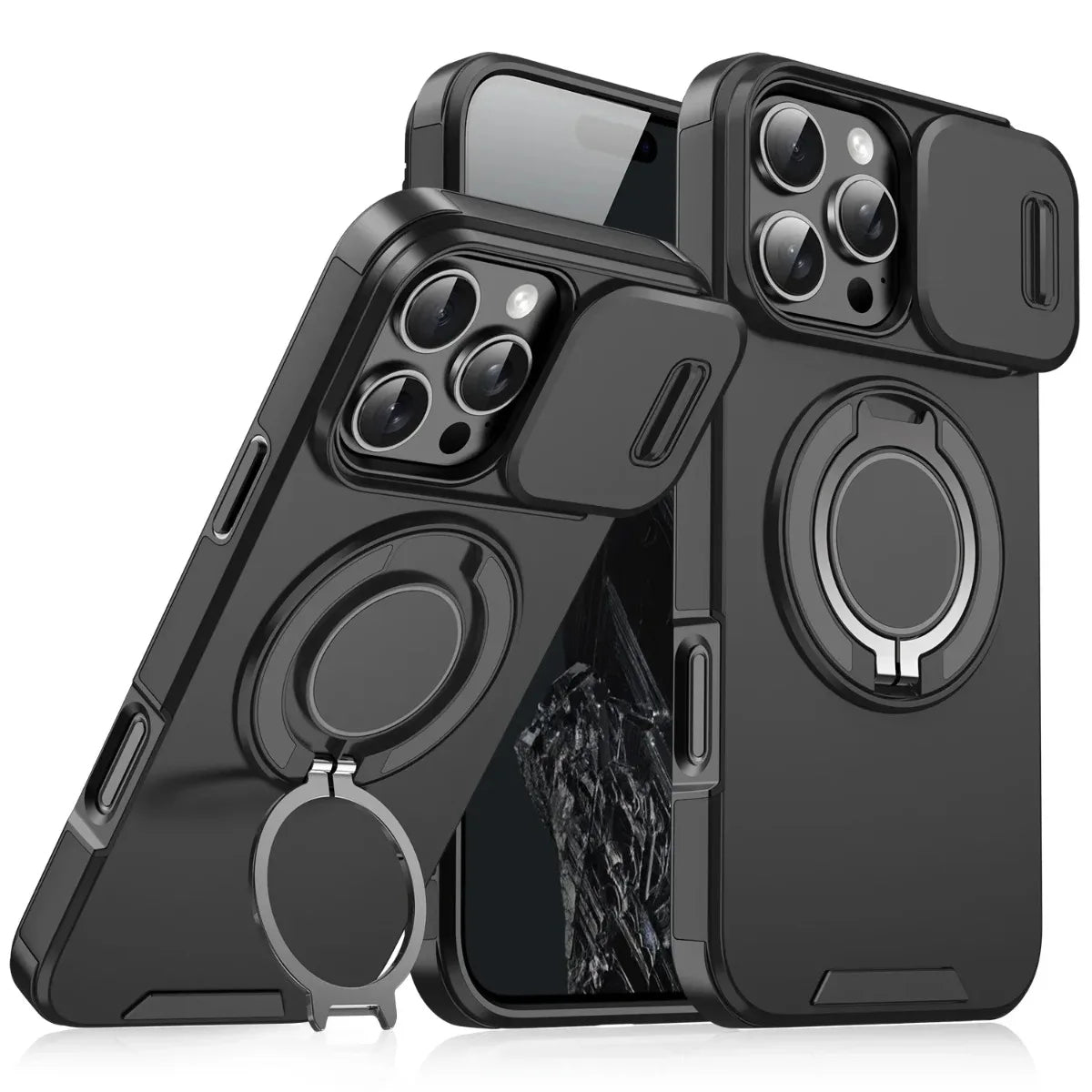 Armor Magnetic Bracket Case for iPhone Trendolya