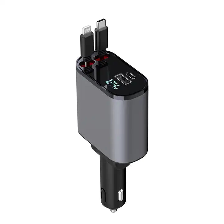 Retractable Car Charger Trendolya