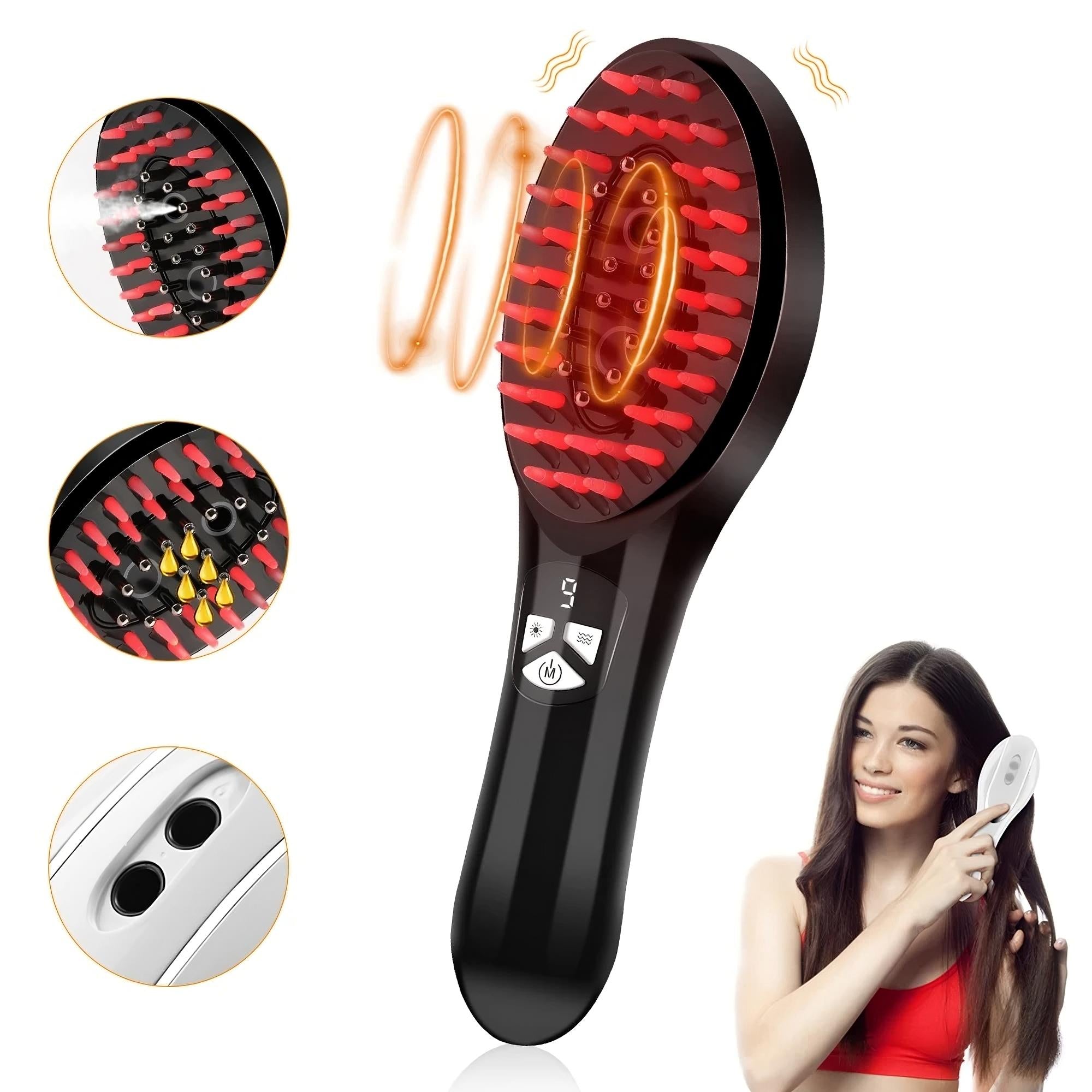 EMS Electric Spray Massage Comb Trendolya