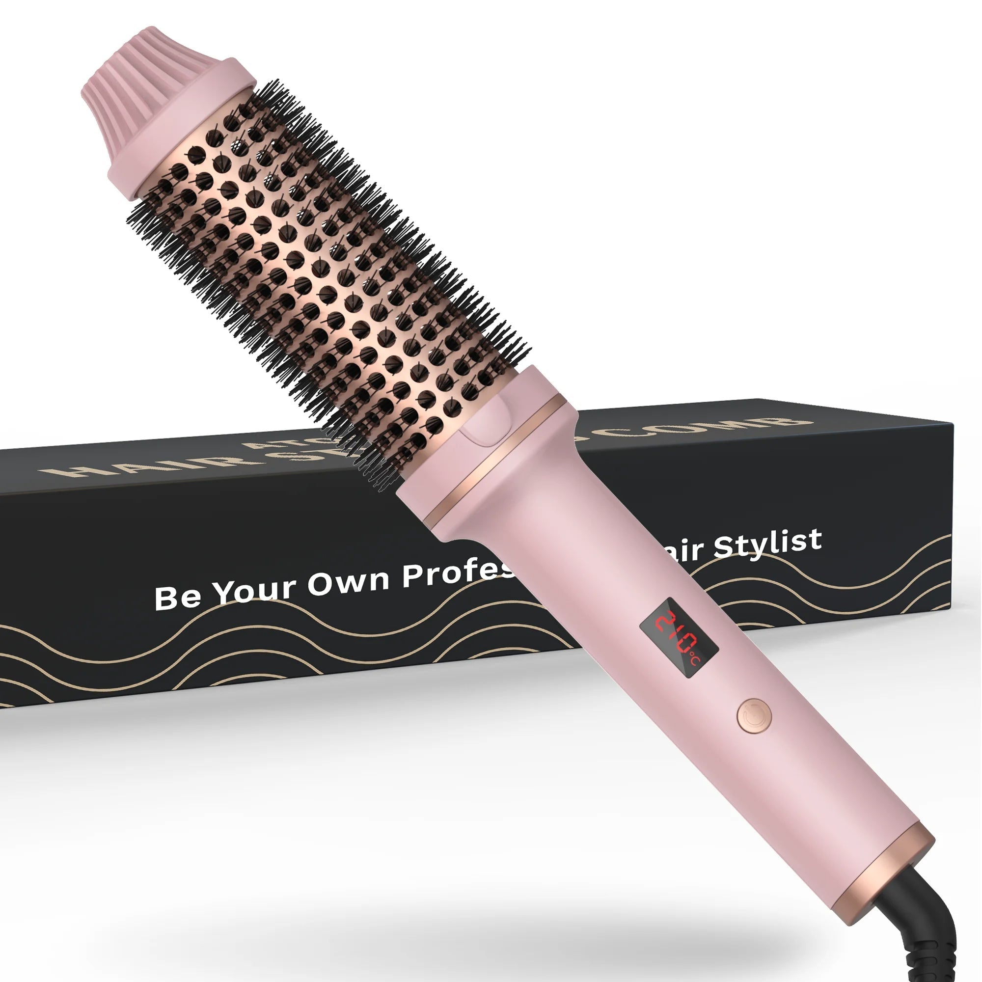 Ceramic Hair Curler Brush Trendolya