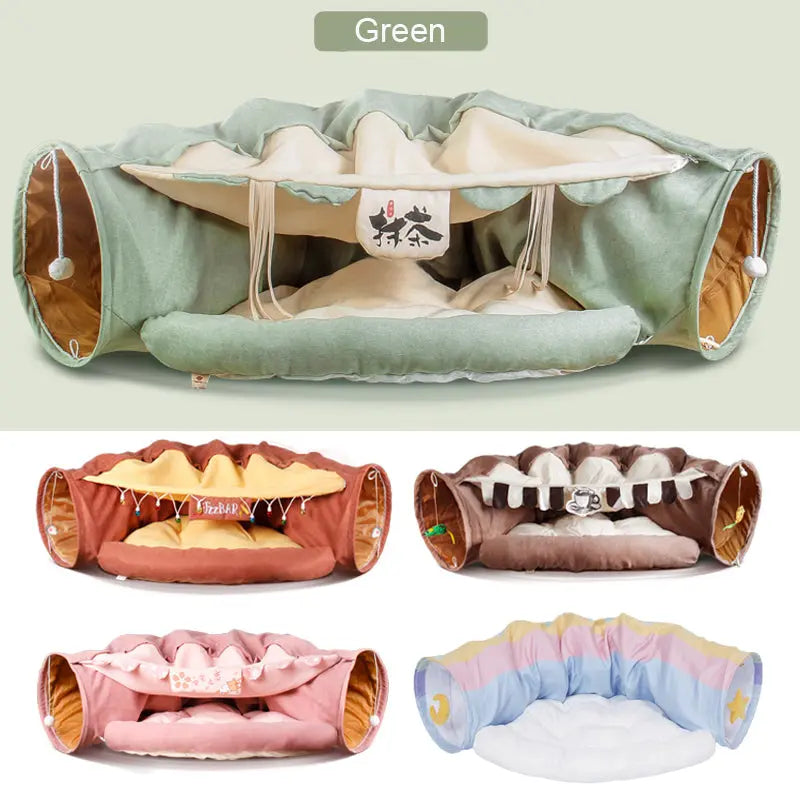 Pet Cats Tunnel Toy Interactive Play Toy Trendolya