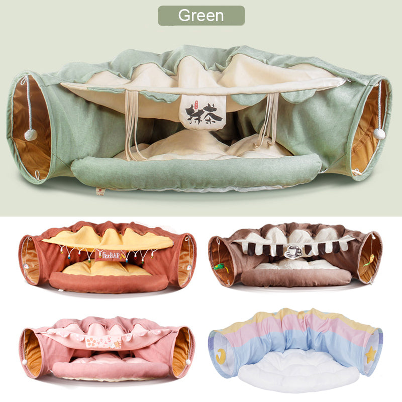 Pet Cats Tunnel Toy Interactive Play Toy Trendolya