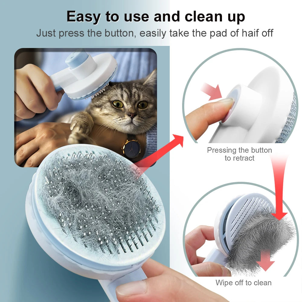 Self-Cleaning Pet Brush Trendolya
