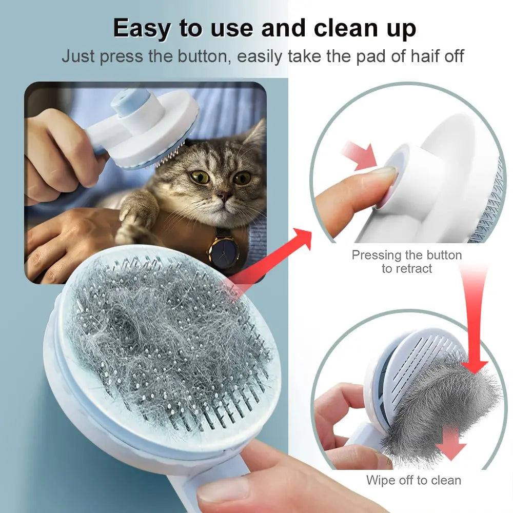 Self-Cleaning Pet Brush Trendolya