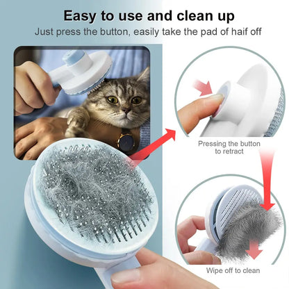 Self-Cleaning Pet Brush Trendolya