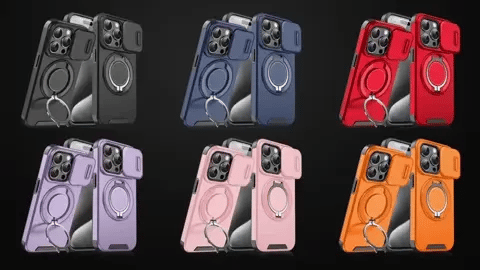 Armor Magnetic Bracket Case for iPhone Trendolya