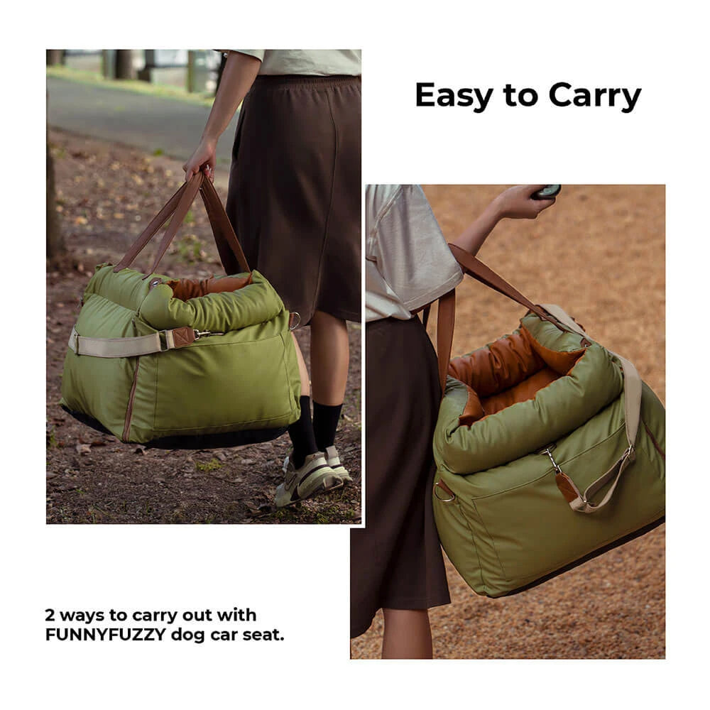 Dog Car Seat Bed with Safety Buckle Trendolya