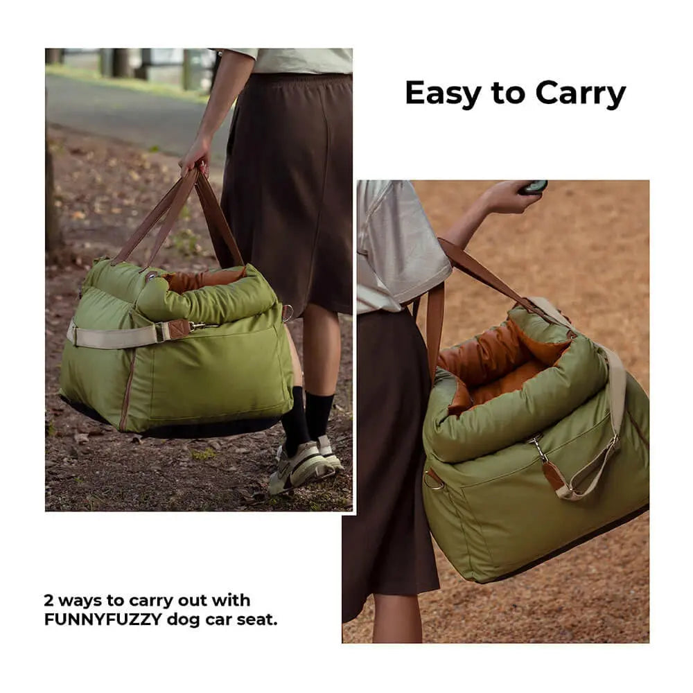 Dog Car Seat Bed with Safety Buckle Trendolya