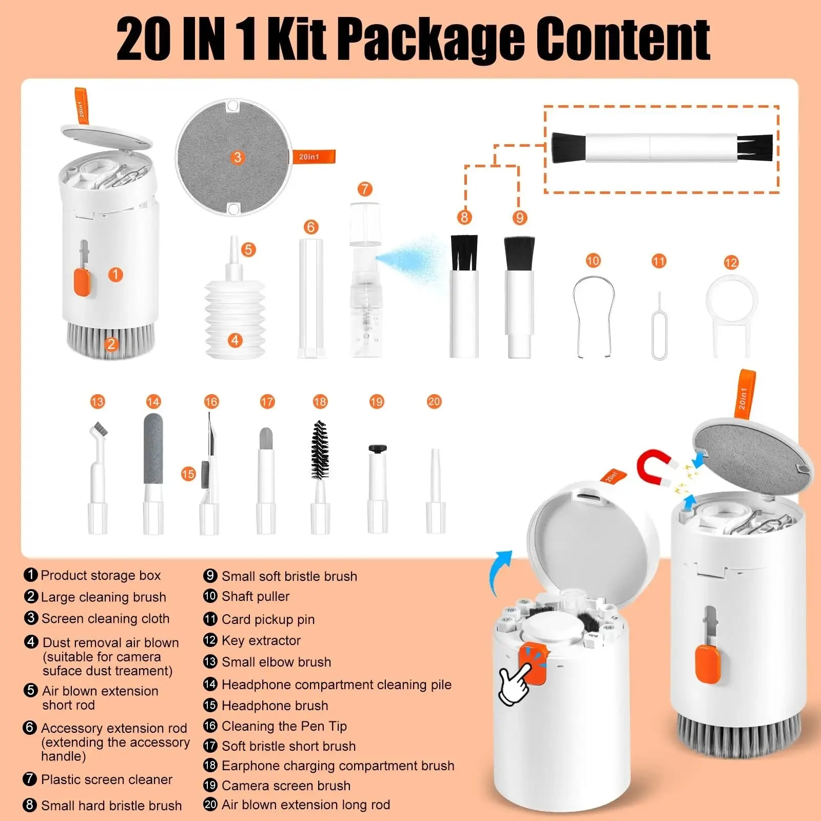 20 in 1 Electronics Cleaning Kit Trendolya