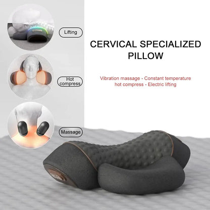 Electric Neck Massage Pillow Heating & Vibration Trendolya