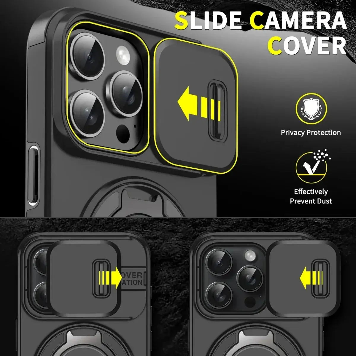 Armor Magnetic Bracket Case for iPhone Trendolya