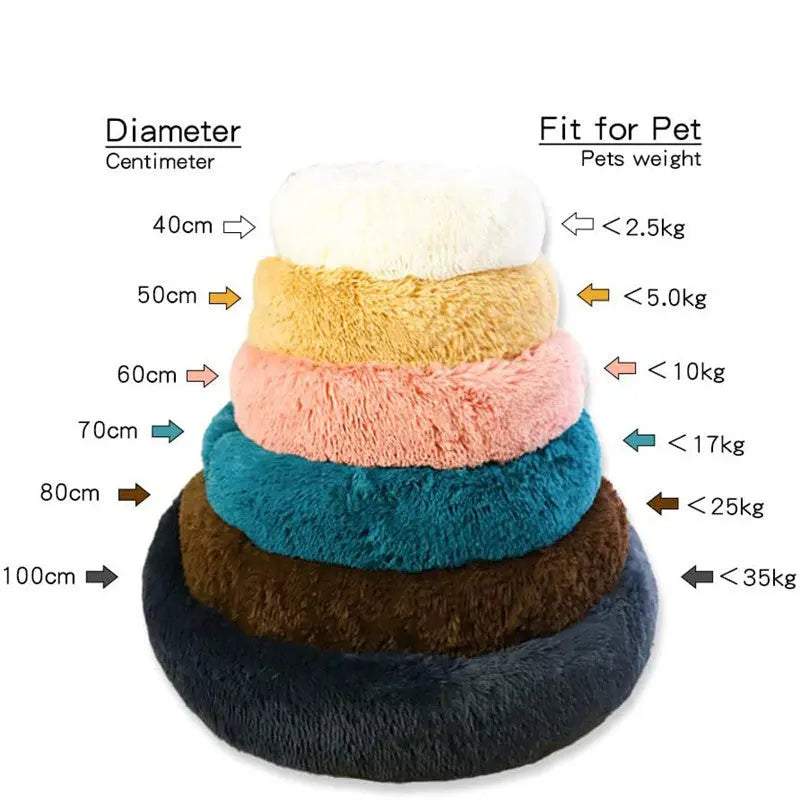 Comfortable Donut Bed for Pets Trendolya