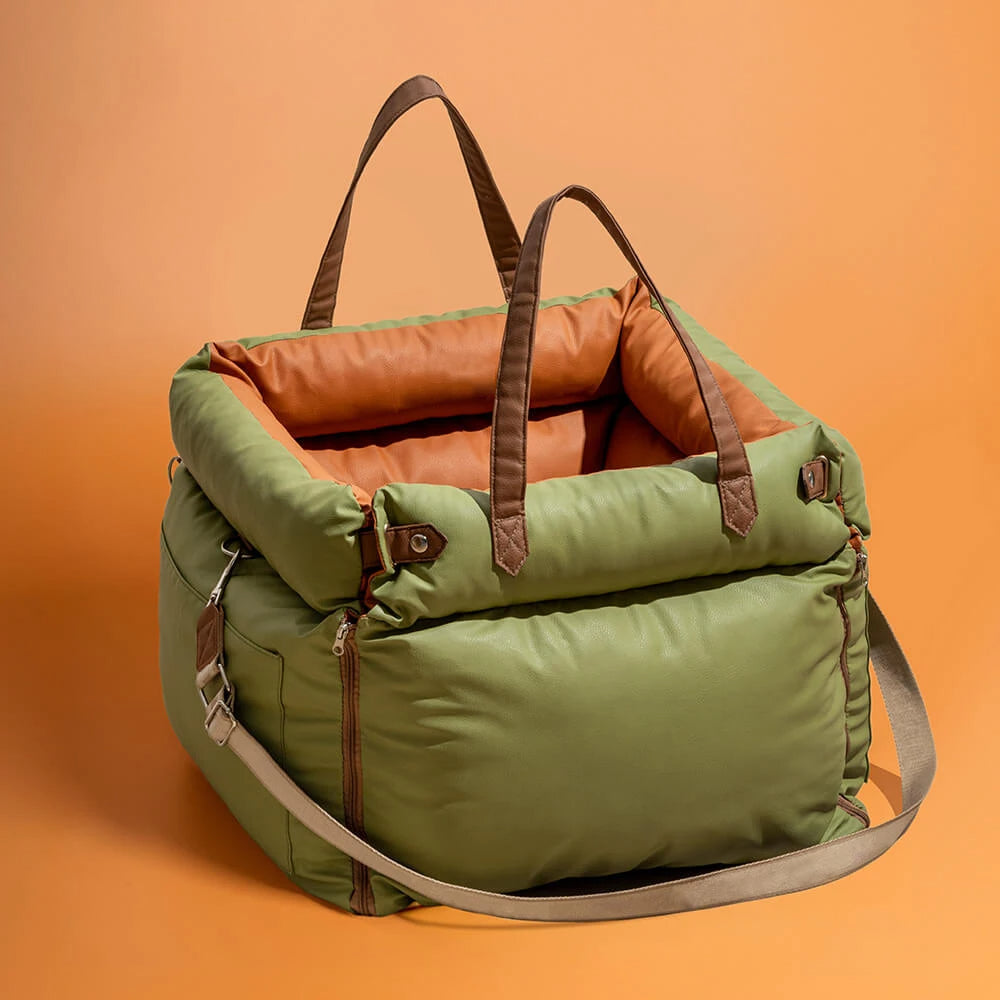Dog Car Seat Bed with Safety Buckle Trendolya