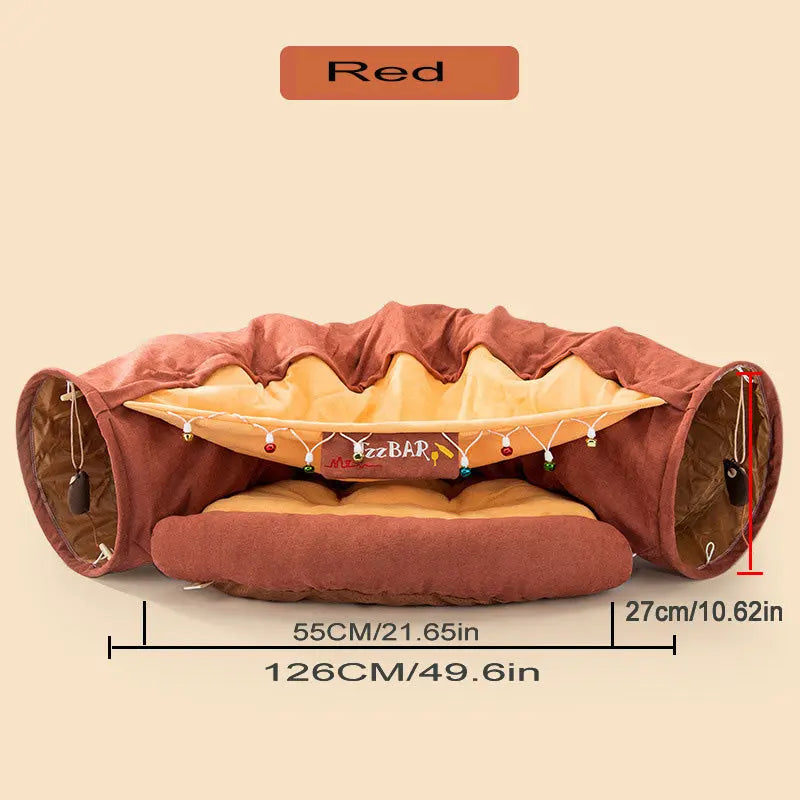Pet Cats Tunnel Toy Interactive Play Toy Trendolya