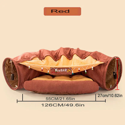 Pet Cats Tunnel Toy Interactive Play Toy Trendolya